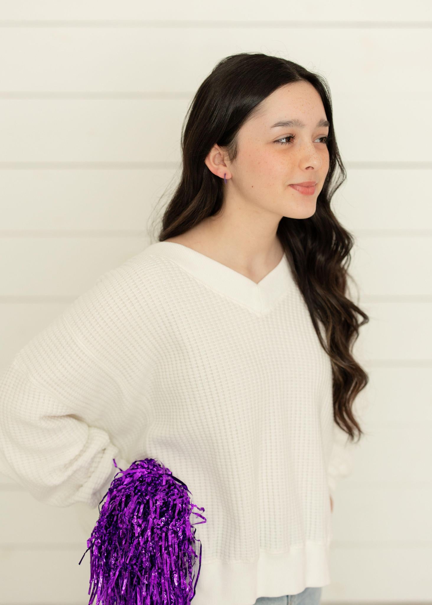 Purple | Small Game Day Hoops