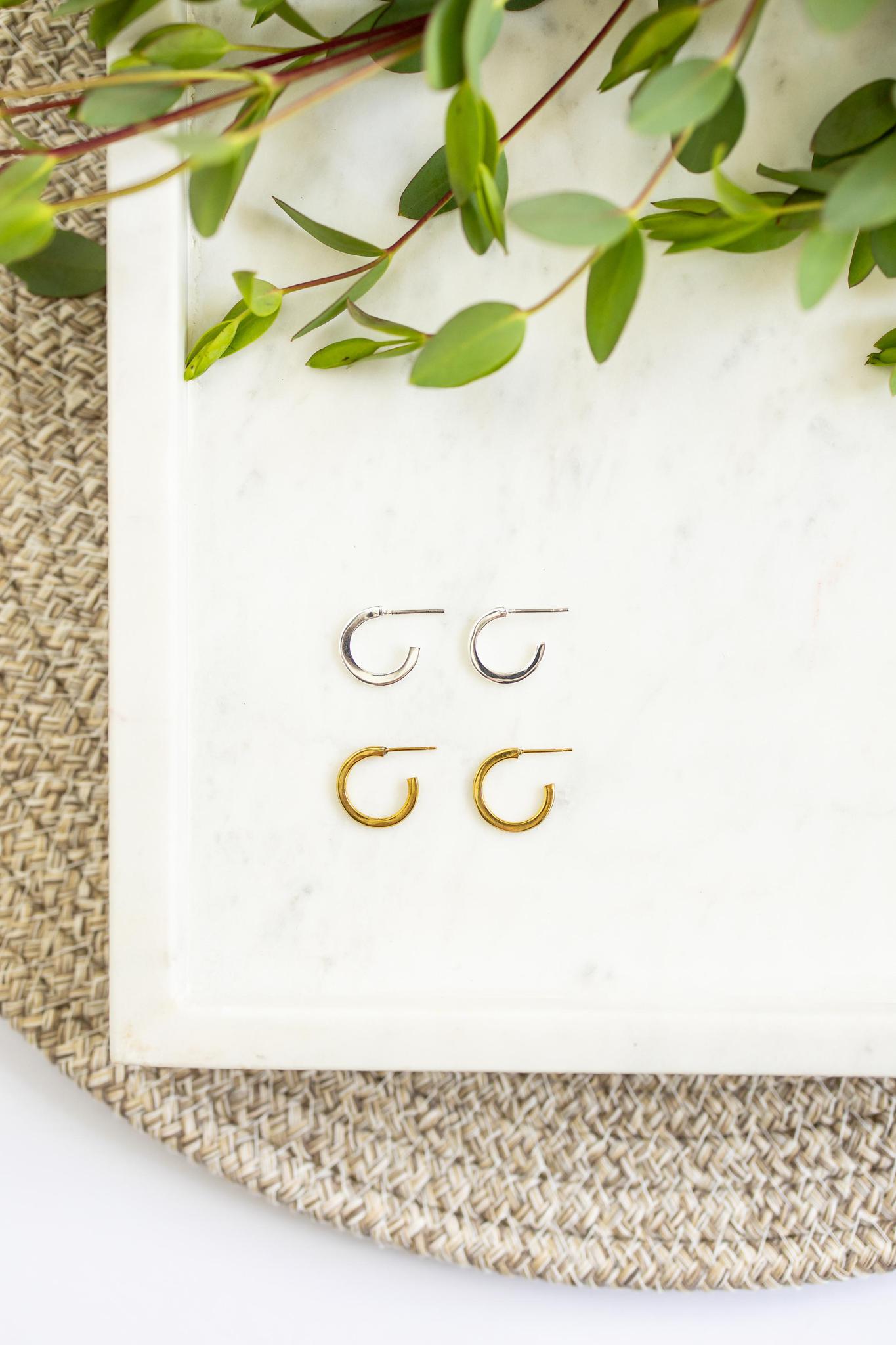 Small Hoops | Silver or Gold - Mercy House Global