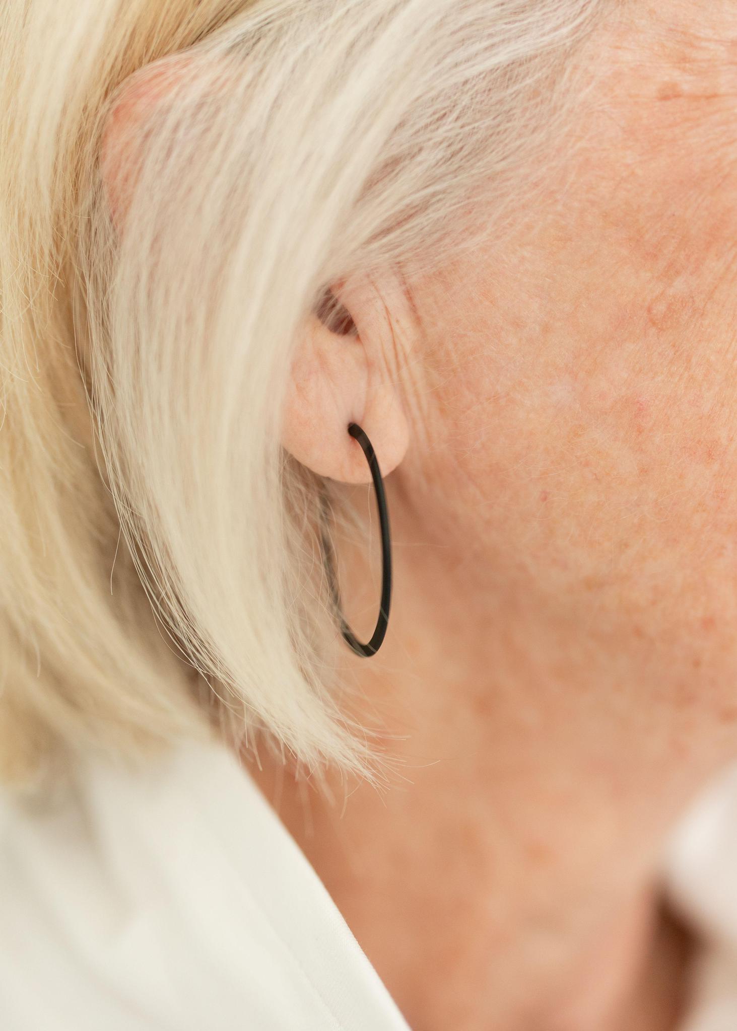 Black | Medium Game Day Hoops - Mercy House Global