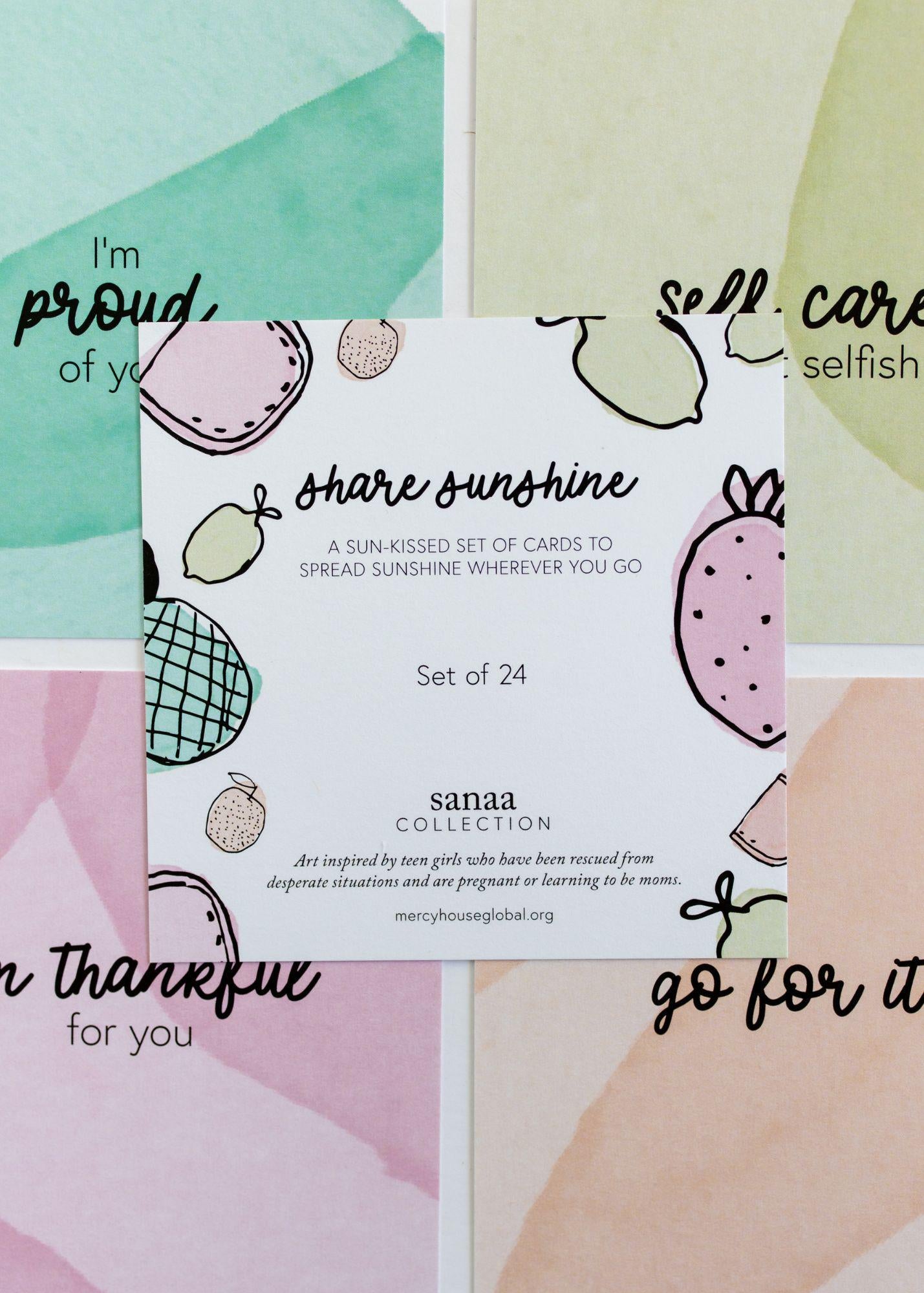 Abide Inspirational Cards | Set of 24 - Mercy House Global