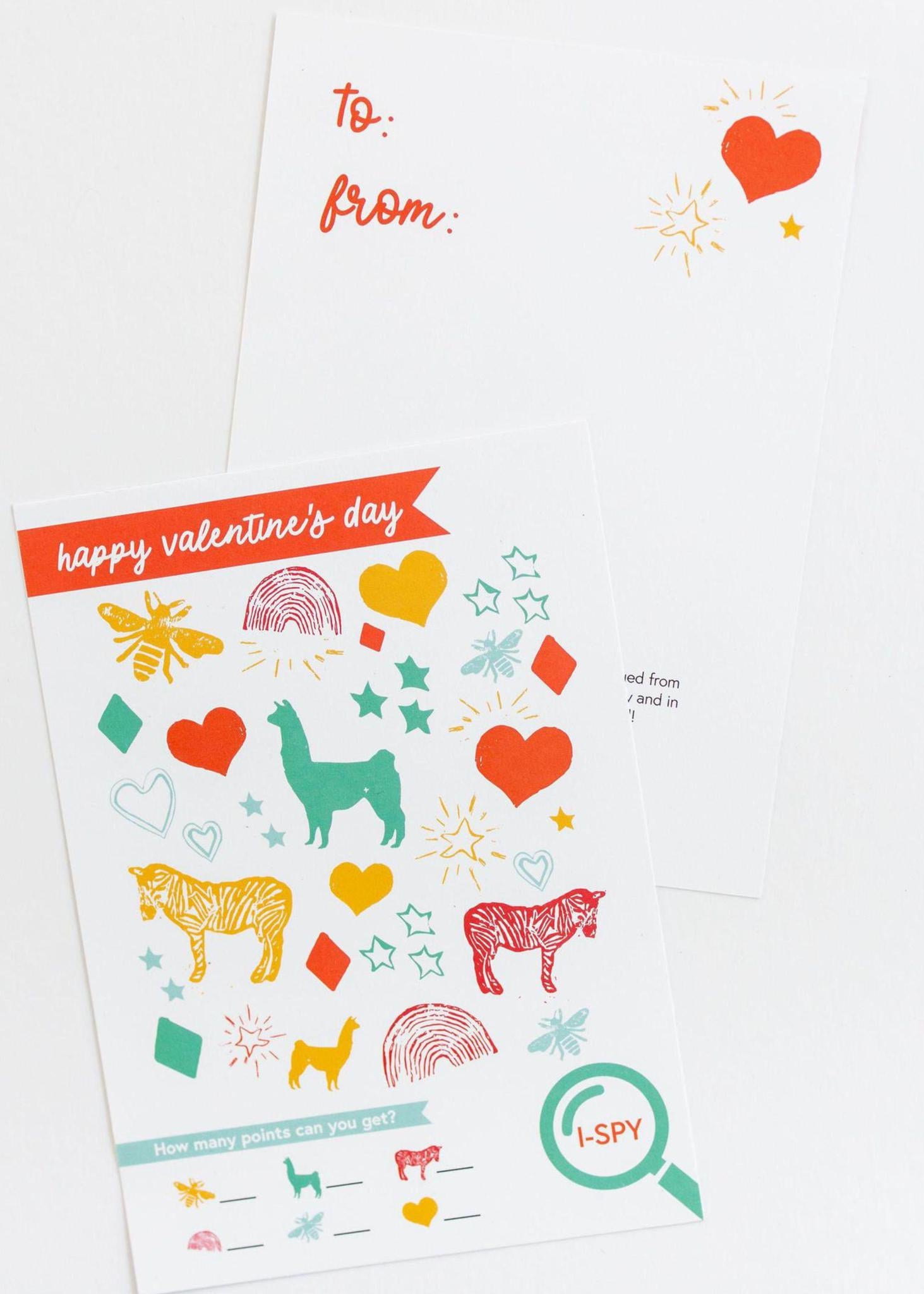 I Spy Valentine's Card | Set of 25 - Mercy House Global