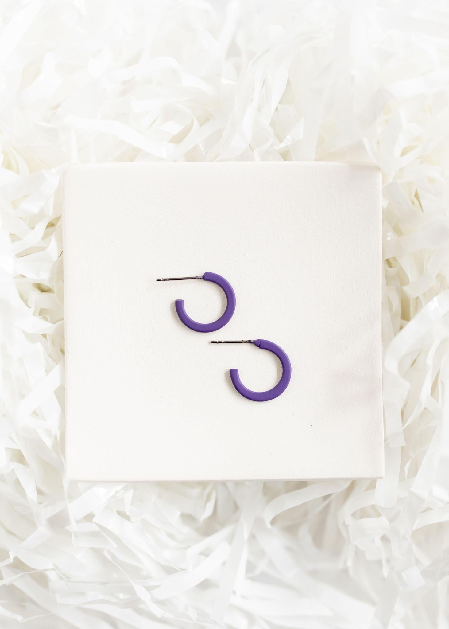 Purple | Small Game Day Hoops