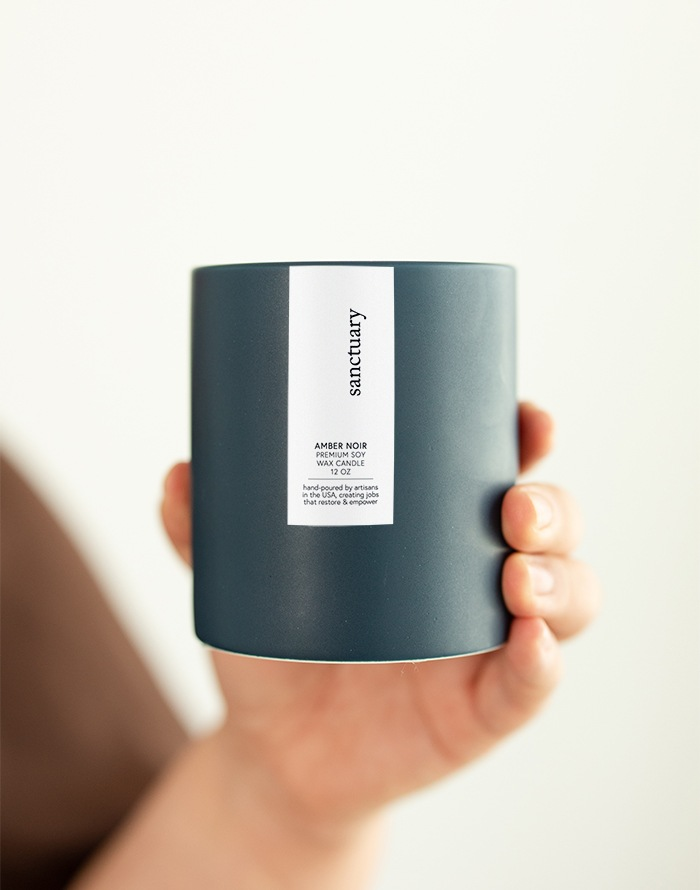 Sanctuary Candle | 12 oz Ceramic Tumbler