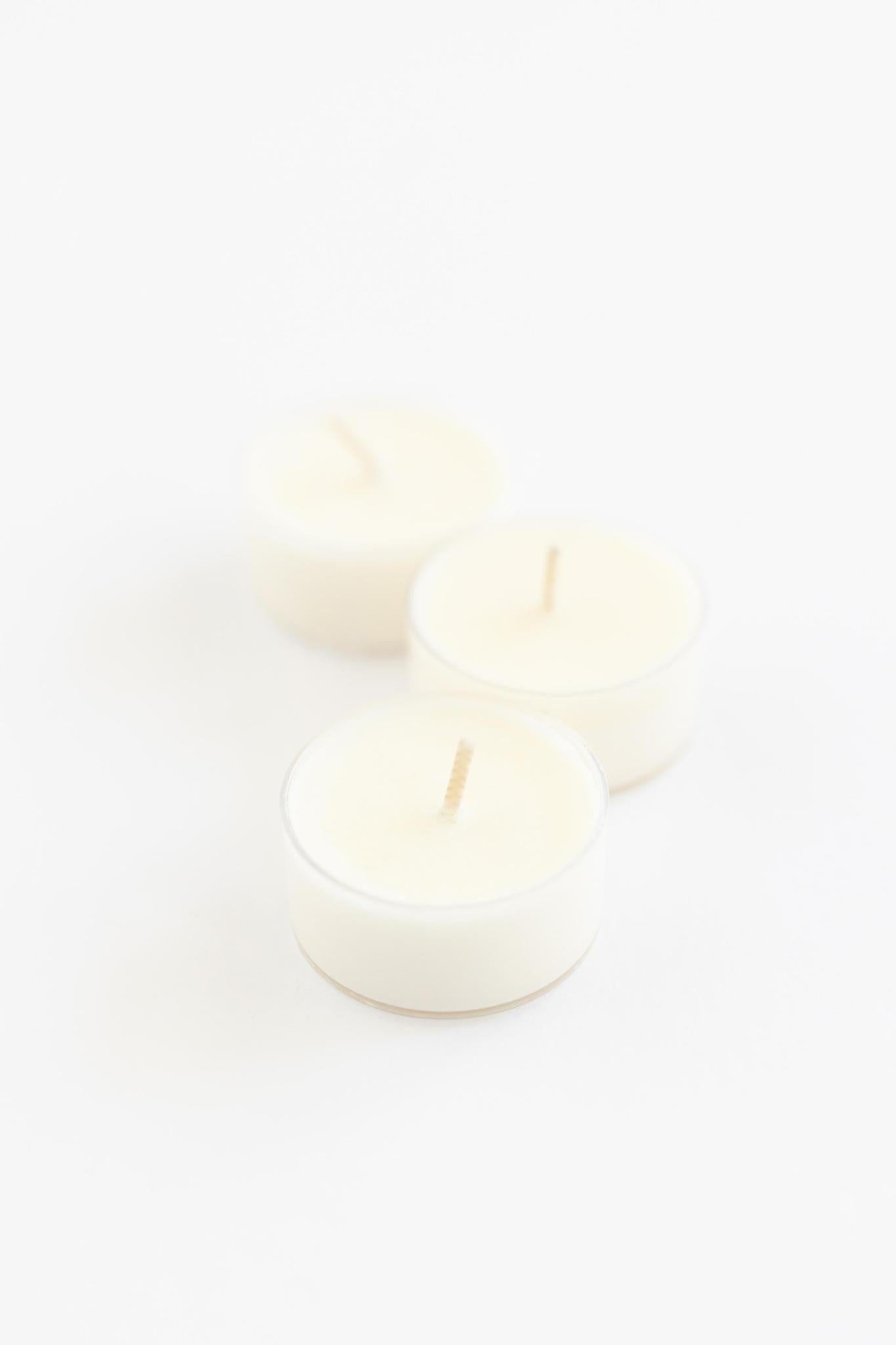 Brass Tealight Holders + FREE Frosted Juniper Tealights