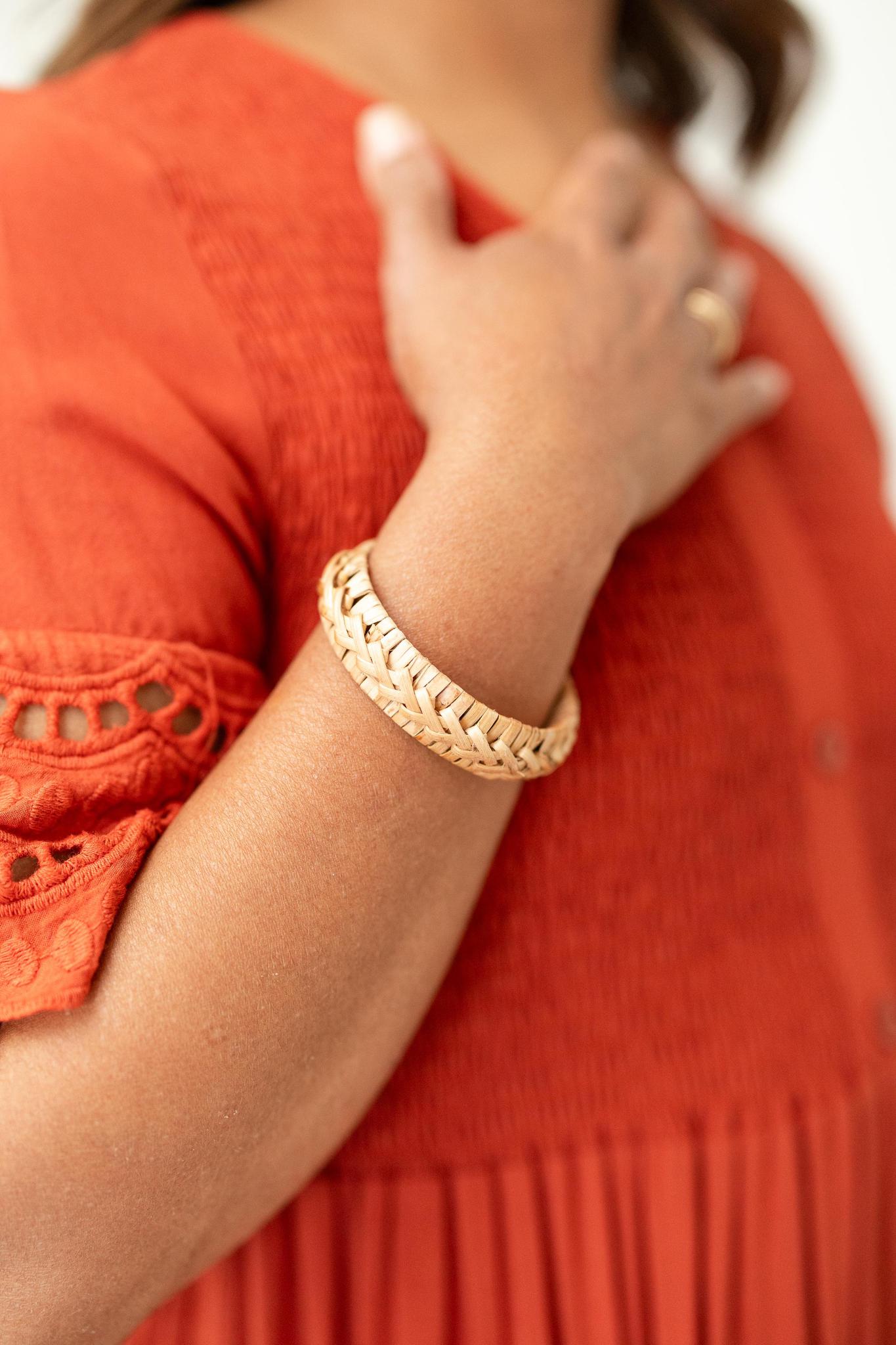 Braided Cane Cuff