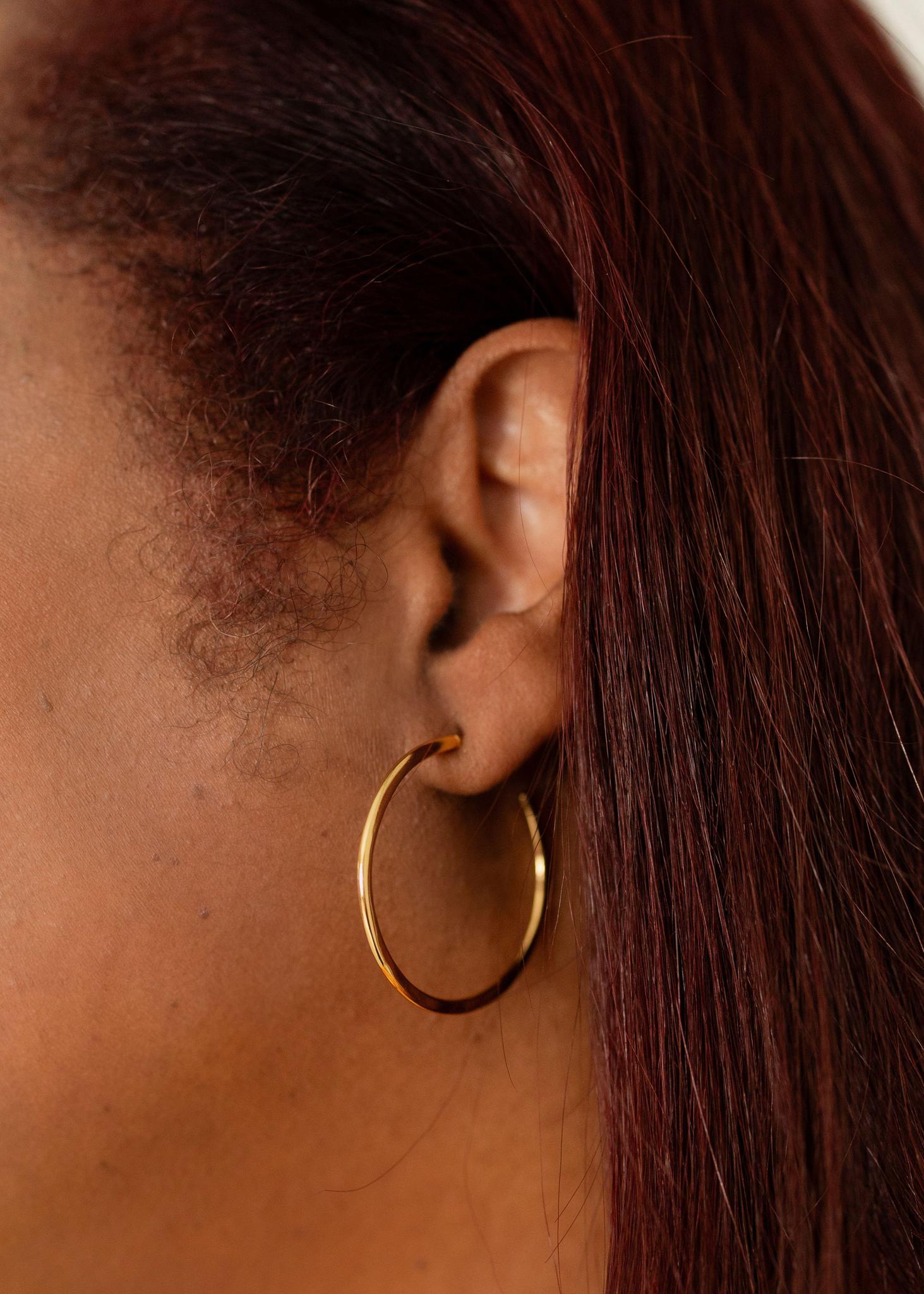 Medium Hoops | Silver or Gold