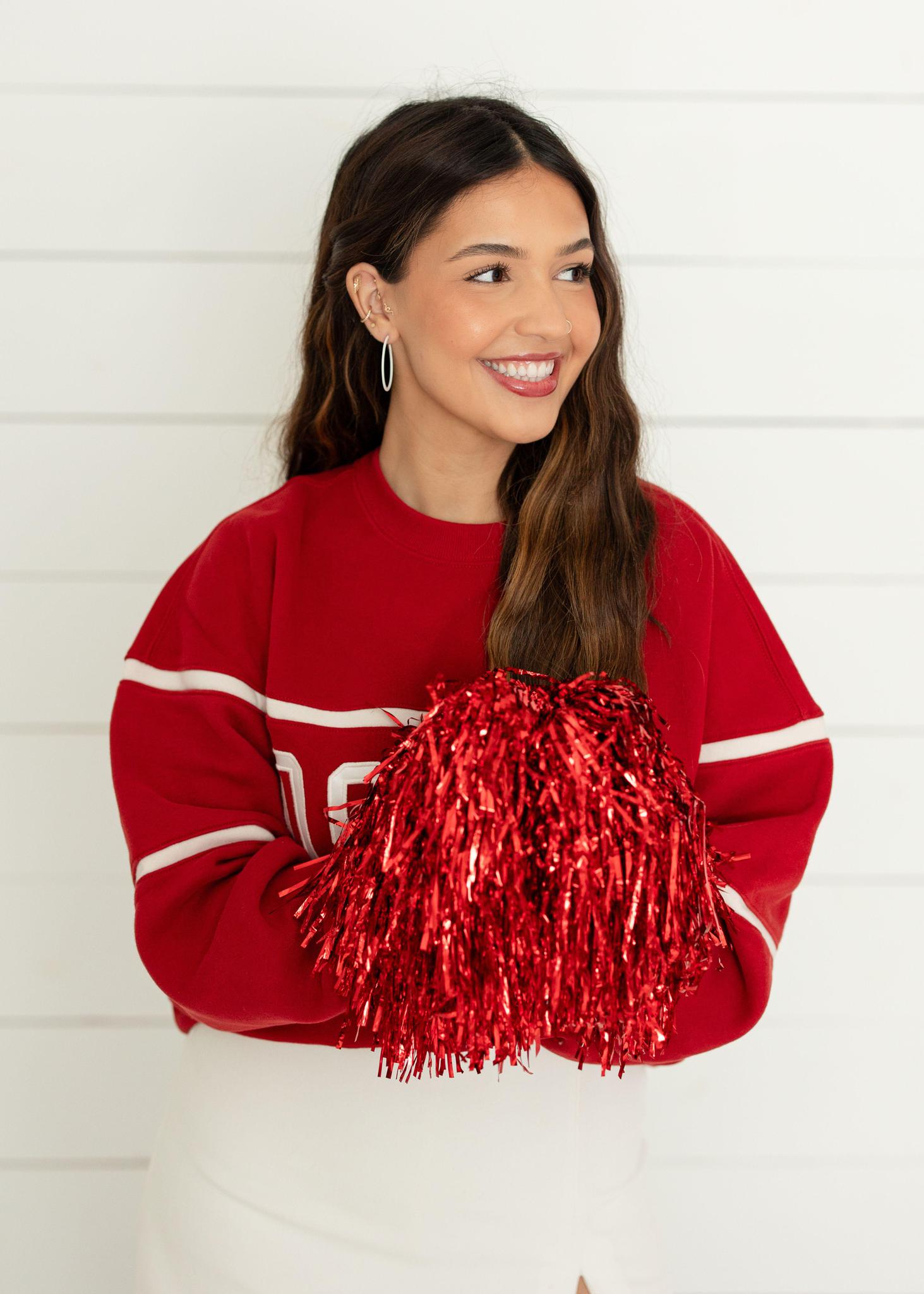 White | Medium Game Day Hoops - Mercy House Global