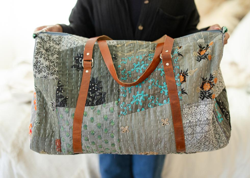 Sky Patchwork Duffel