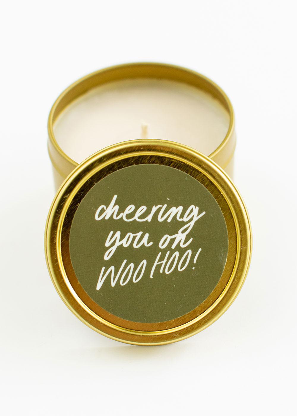 For Every Occasion 3 oz Tin Candles | 6 Sayings