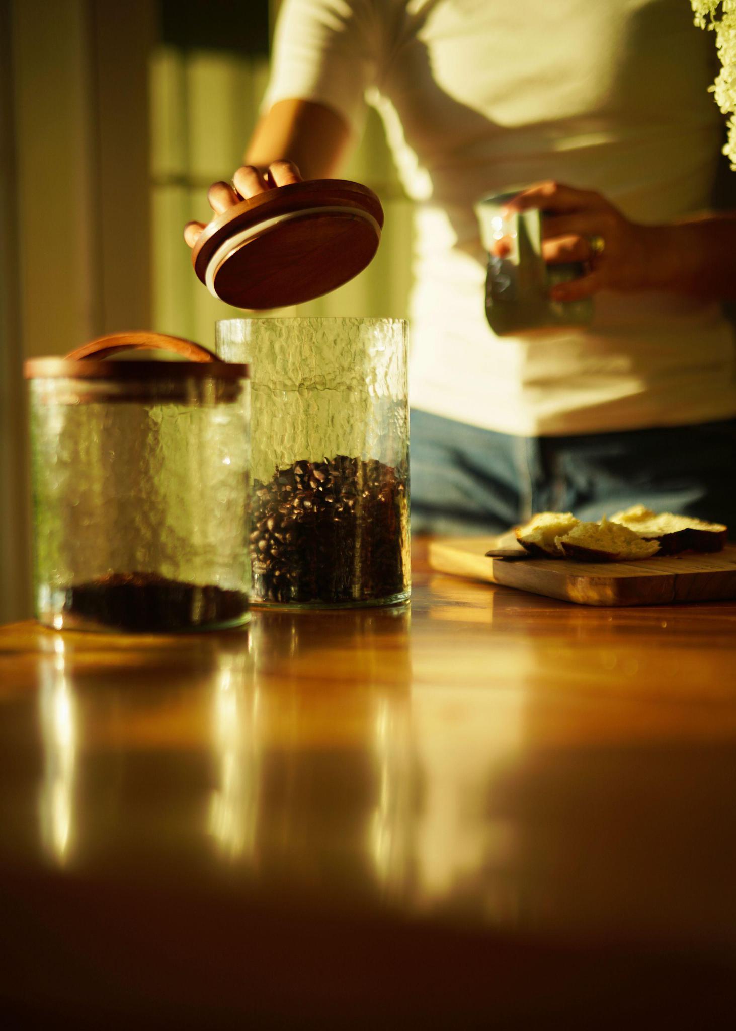 Glass Canisters | Set of 2