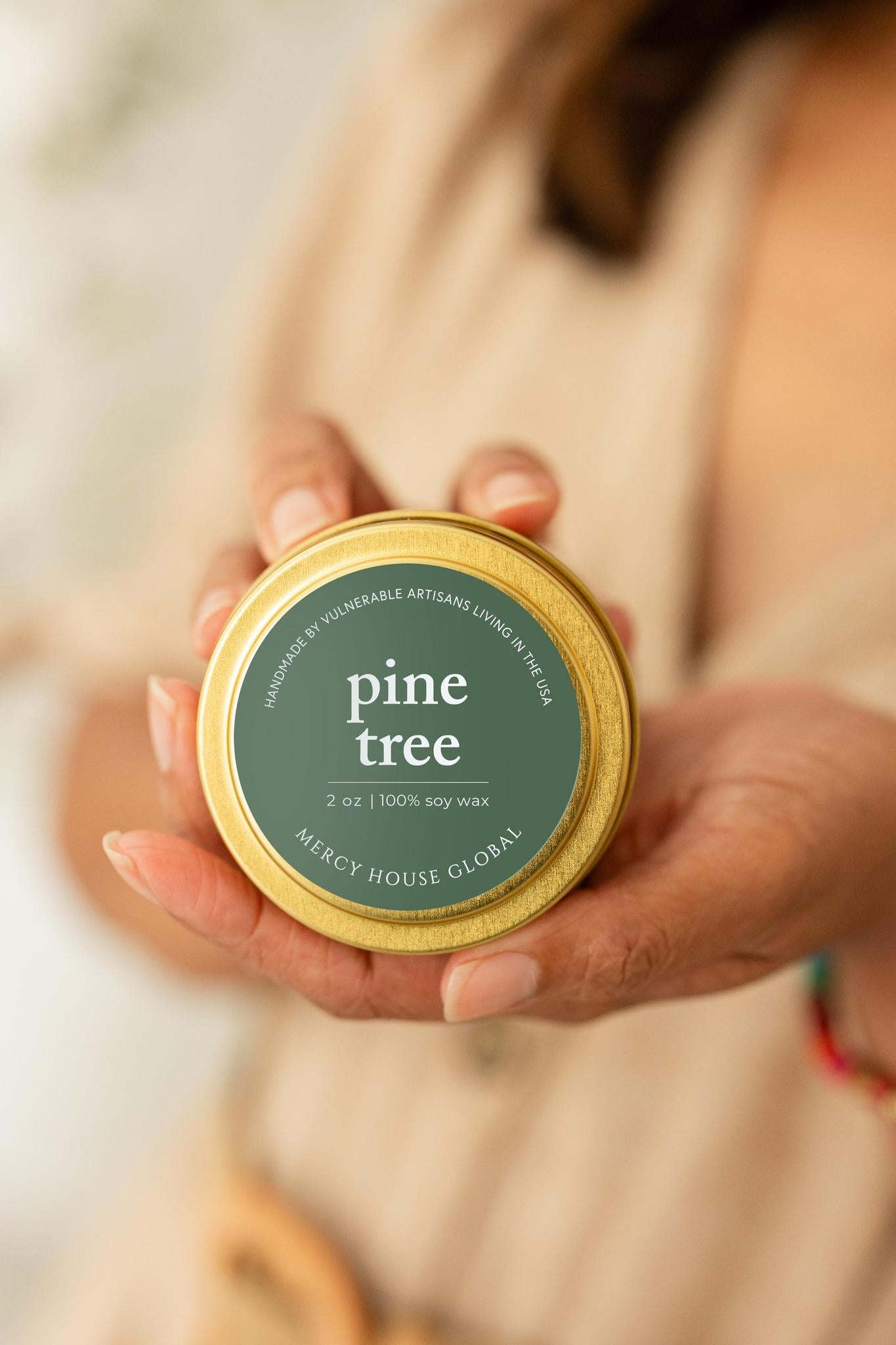Pine Tree Candle | 2 oz Tin
