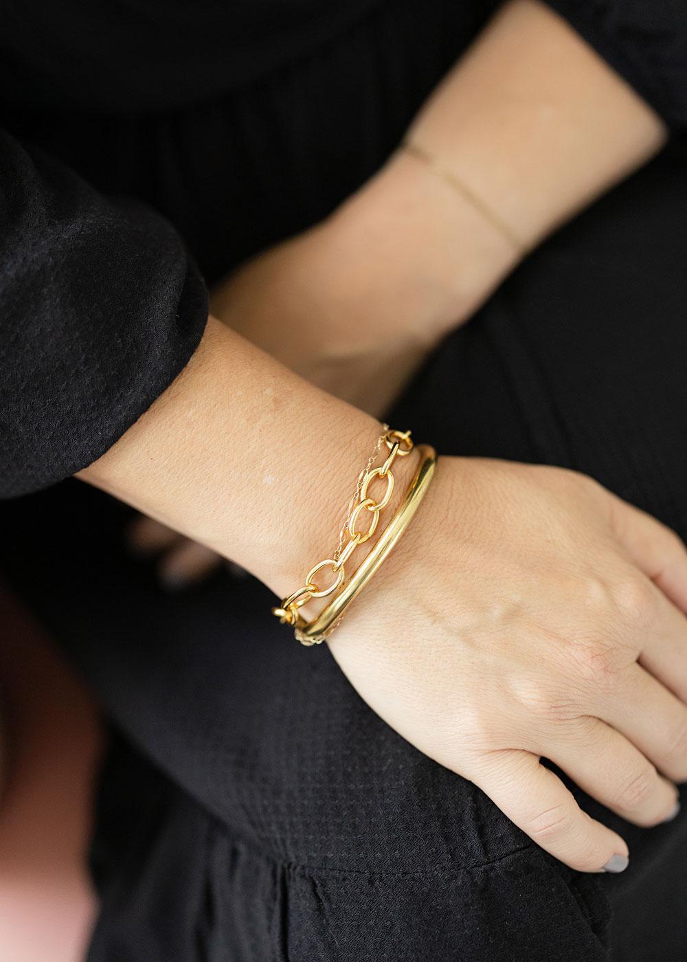 Oval Link Bracelet | Silver or Gold - Mercy House Global