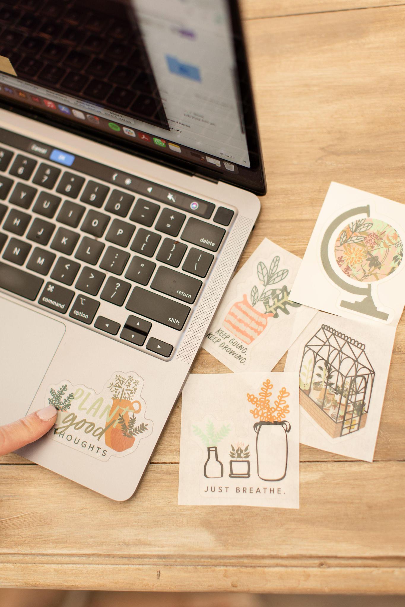Floral Globe Sticker - Mercy House Global