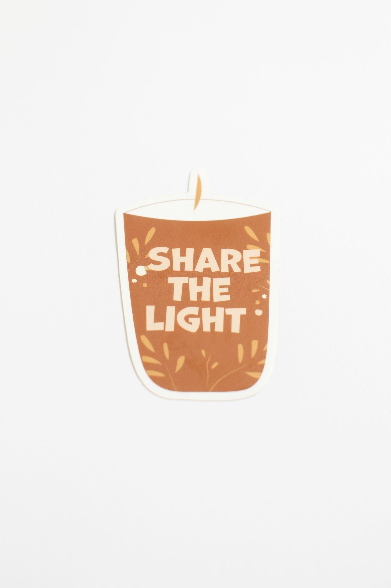 Share the Light Sticker