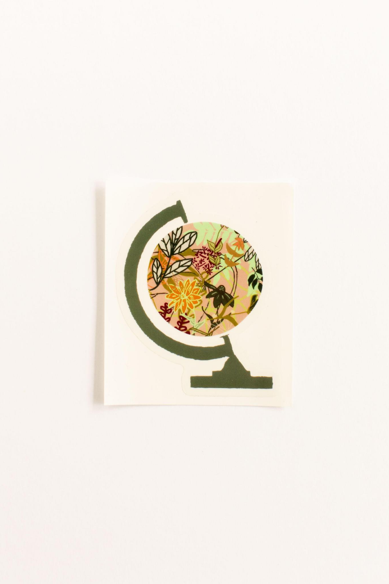 Floral Globe Sticker - Mercy House Global