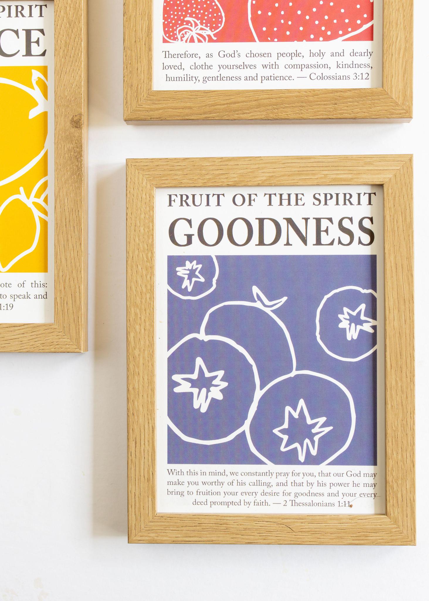 Fruit of the Spirit Prints | Patience, Kindness, Goodness