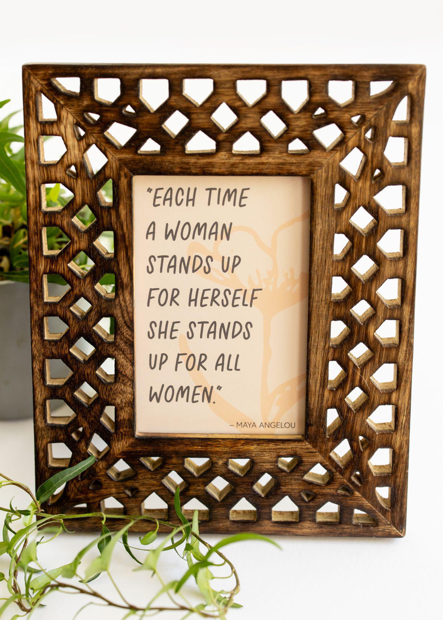 Stand Up For All Women | 4x6 Print + Frame