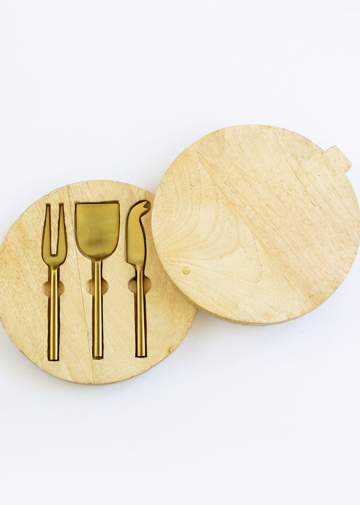 Charcuterie Board with Nestled Utensils