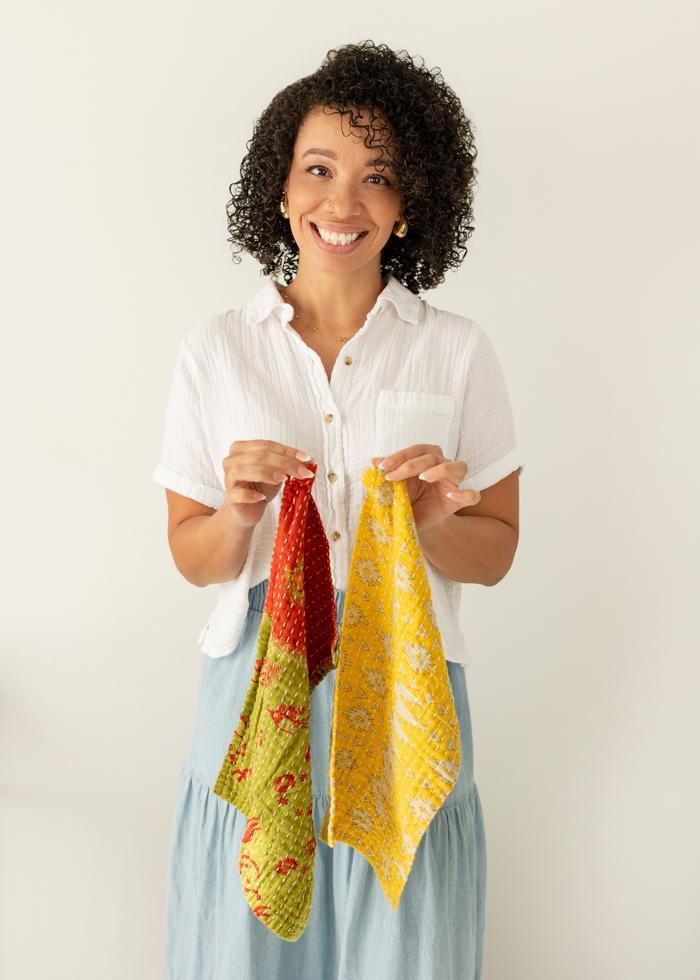 Kantha Hand Towel - Mercy House Global