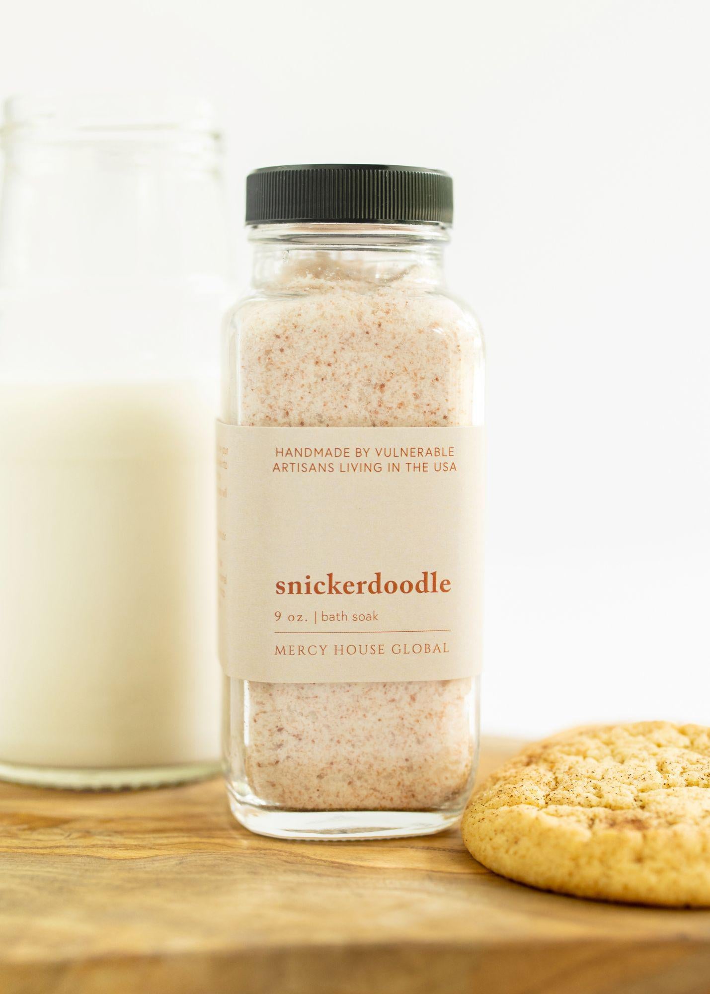 Snickerdoodle | 9 oz. French Glass Jar Bath Soak