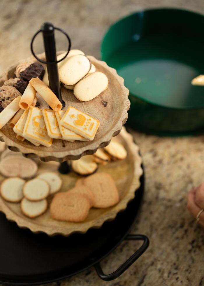 Hand-carved Tiered Wooden Tray - Mercy House Global