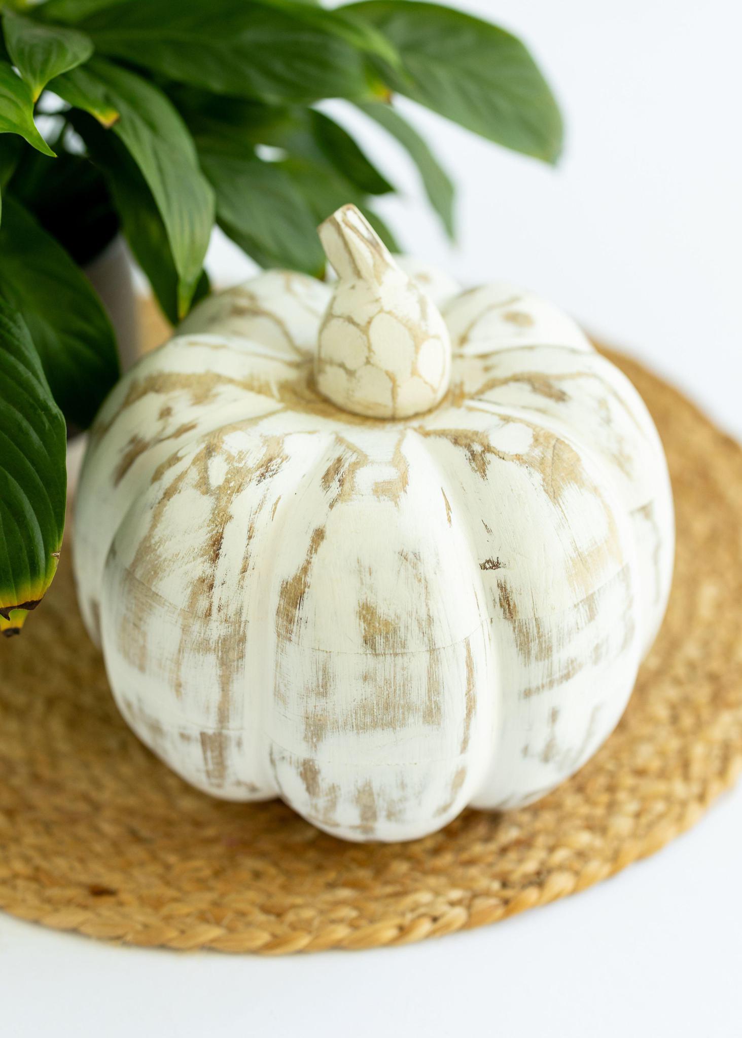 Large White Pumpkin