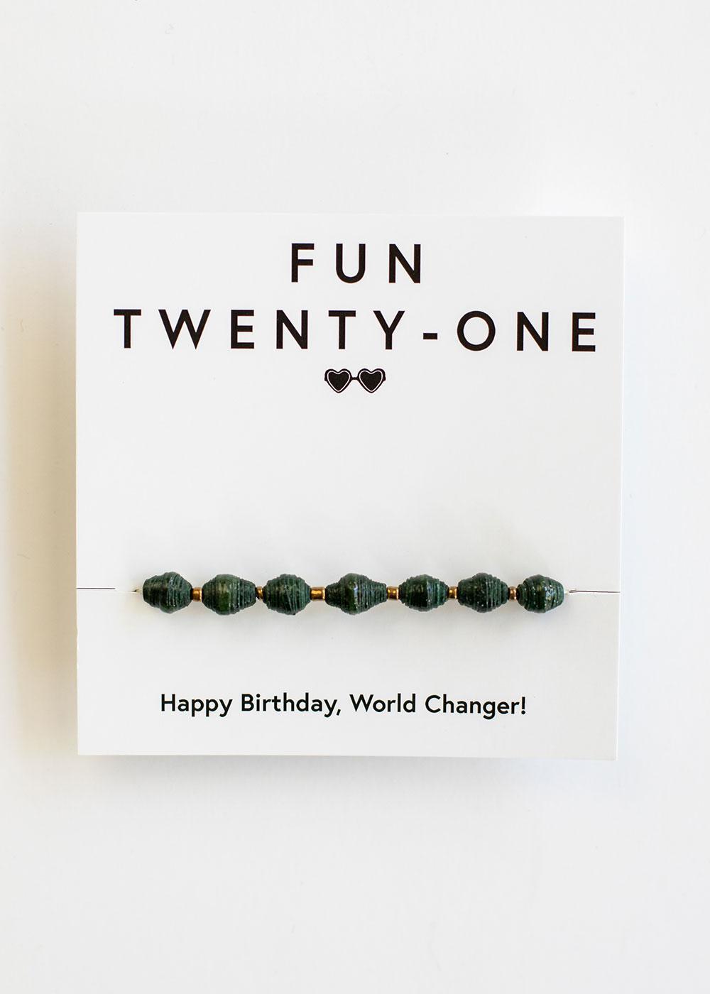 Milestone Birthday Bracelets - Mercy House Global