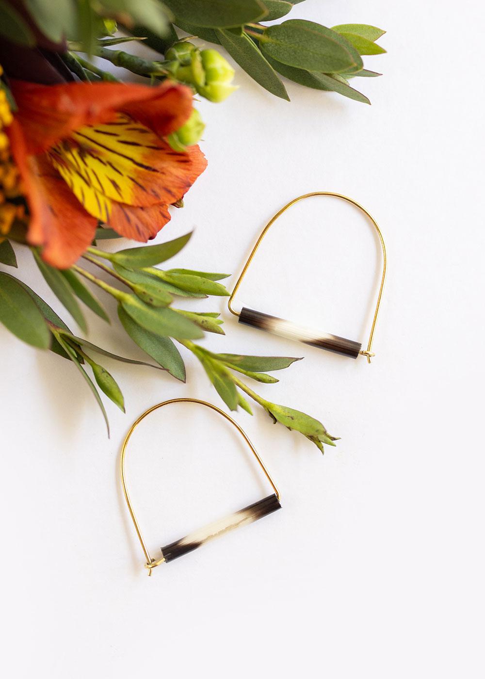 Arch Horn Earrings