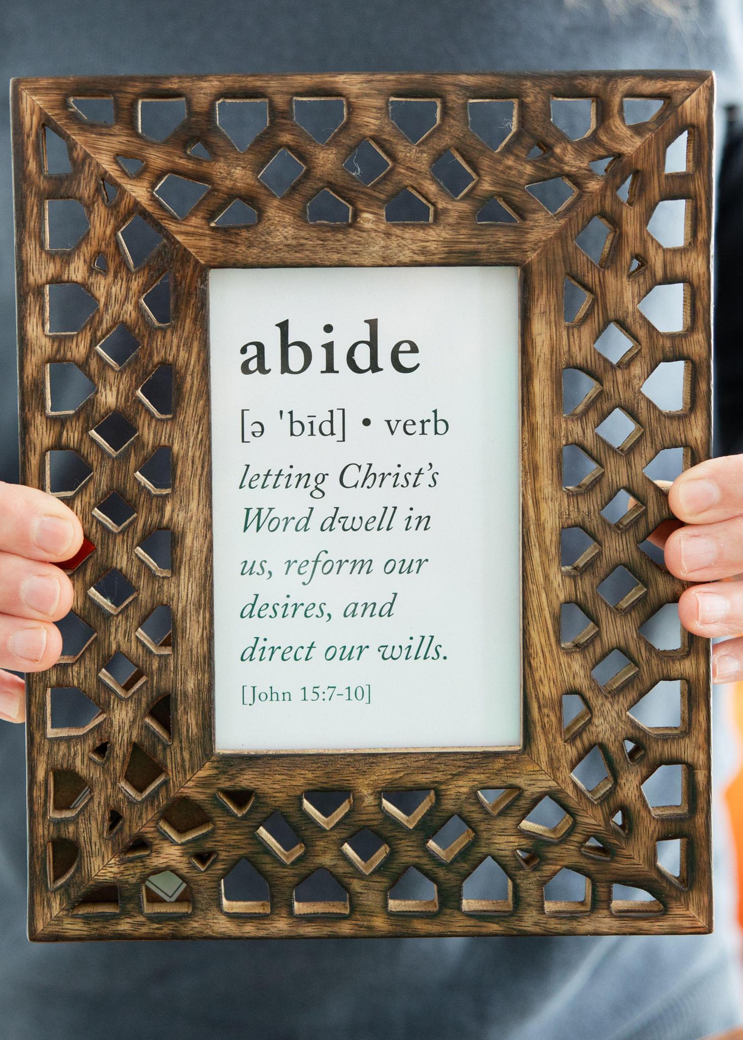 Abide | 4" x 6" Print + Frame