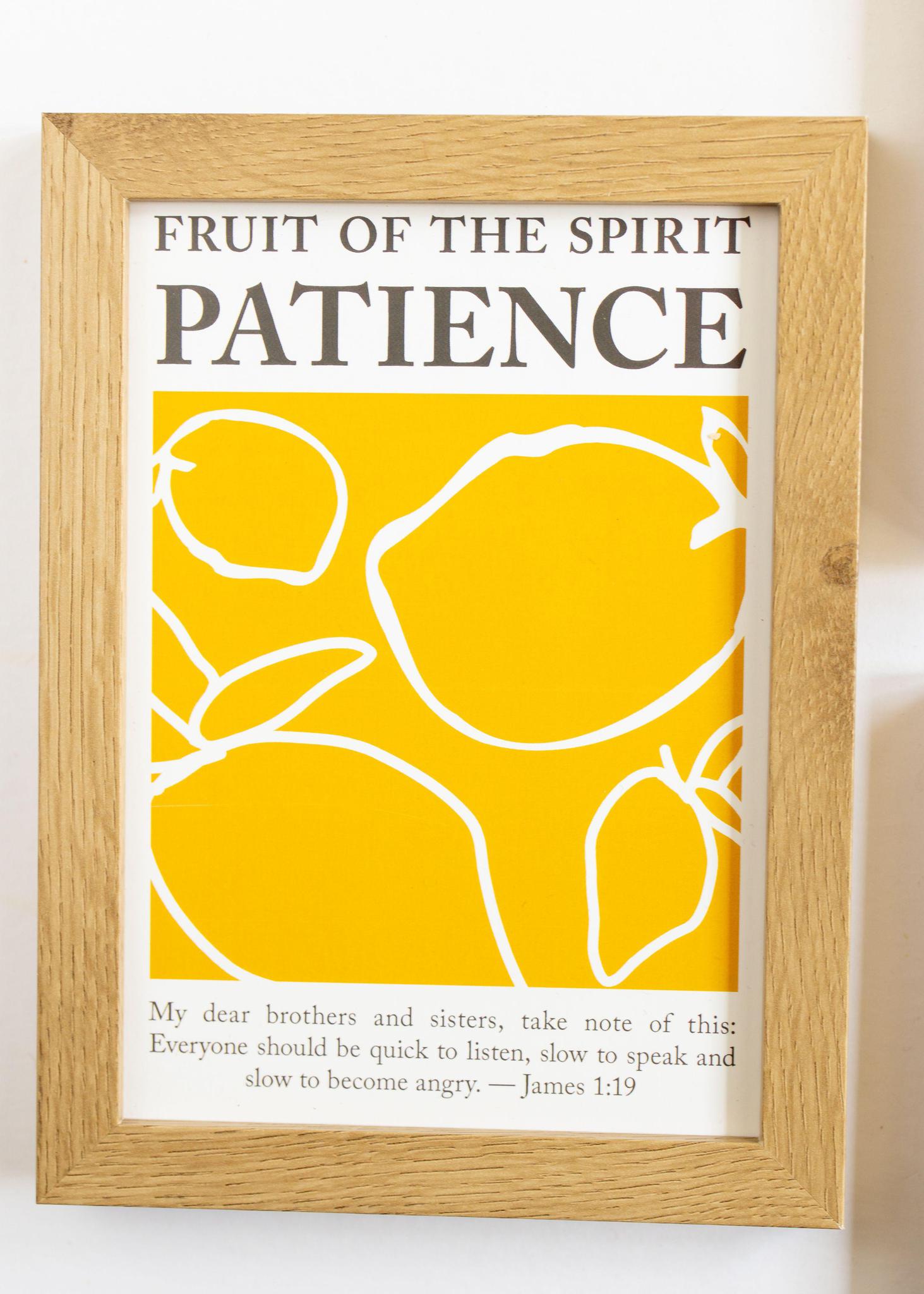 Fruit of the Spirit Prints | Patience, Kindness, Goodness