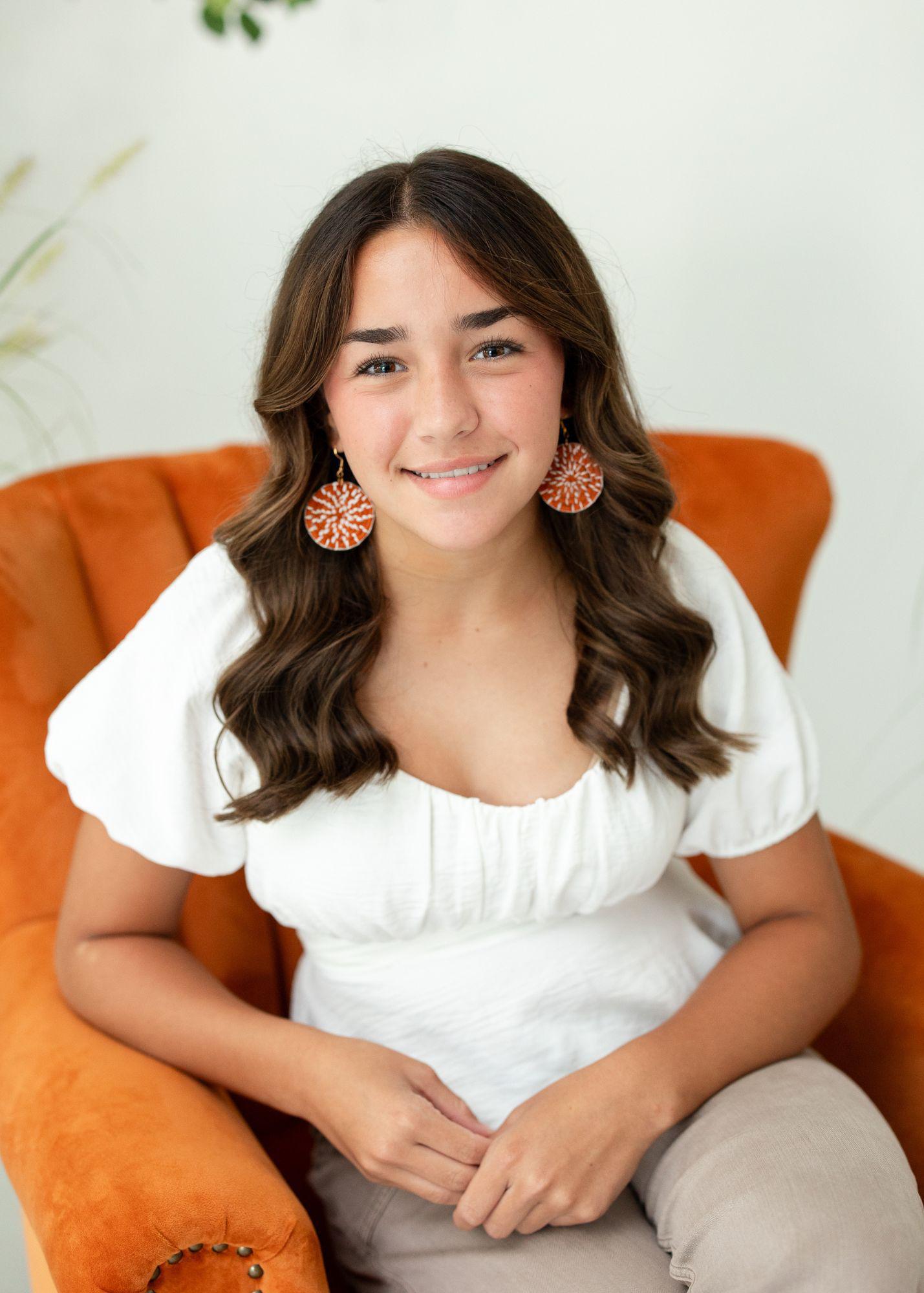 Rust Woven Basket Earrings