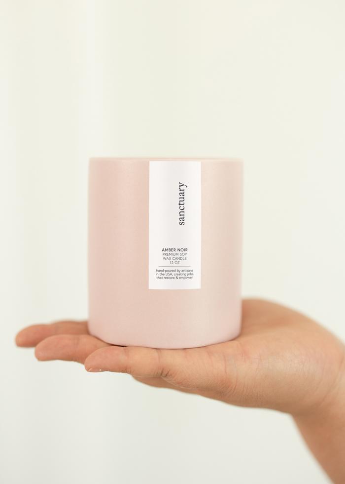 Sanctuary Candle | 12 oz Ceramic Tumbler