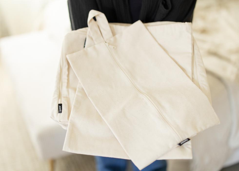 Signature Cotton Travel Shoe Bag