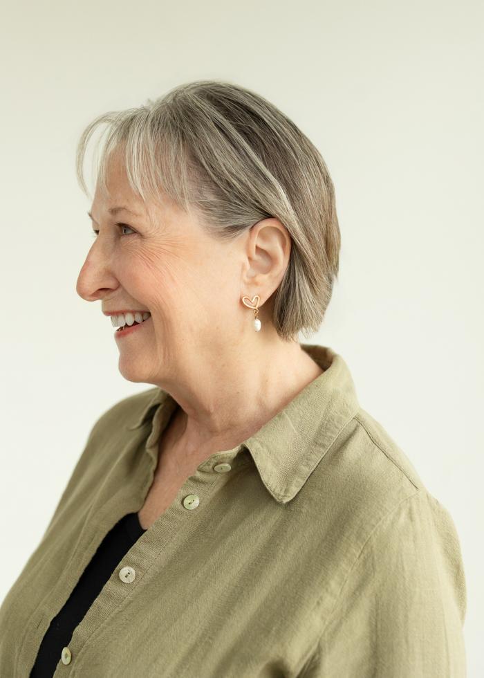 Gold Heart Pearl Drop Earrings - Mercy House Global