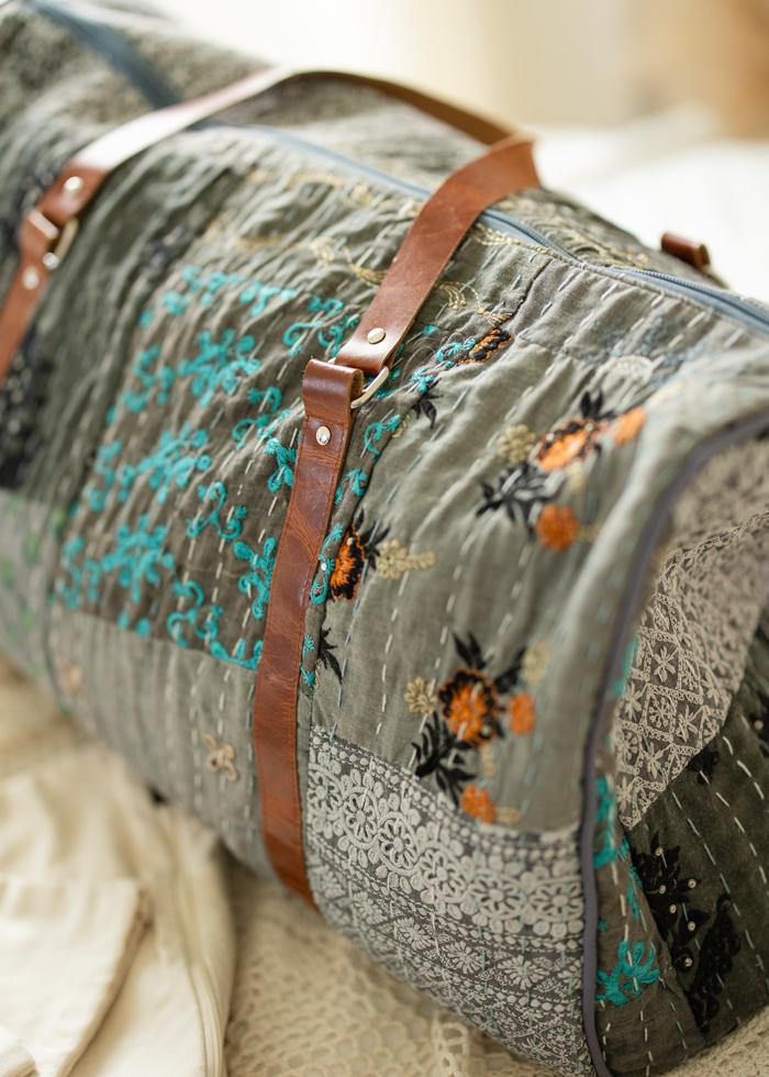 Sky Patchwork Duffel