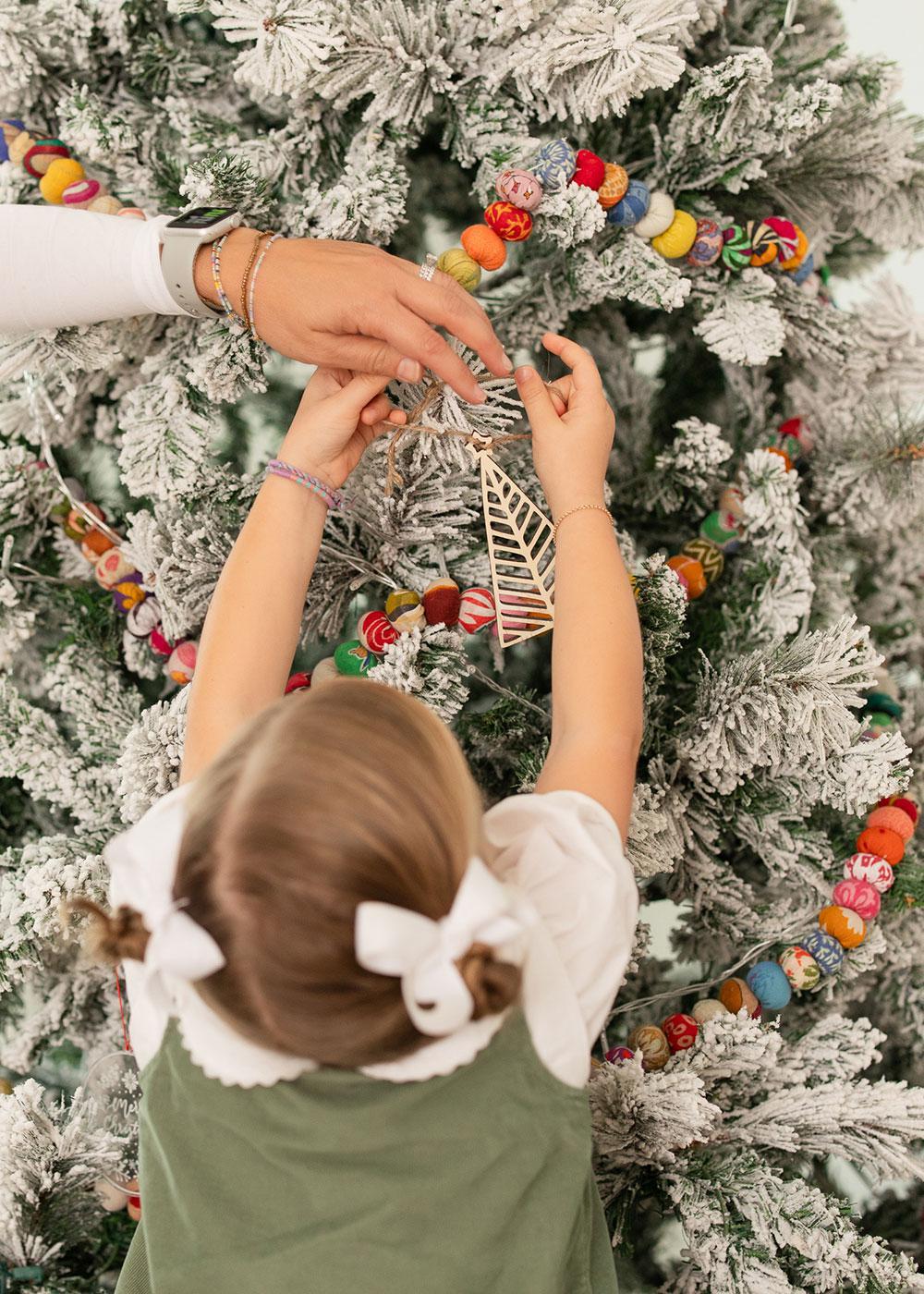 Wooden Christmas Tree Ornament