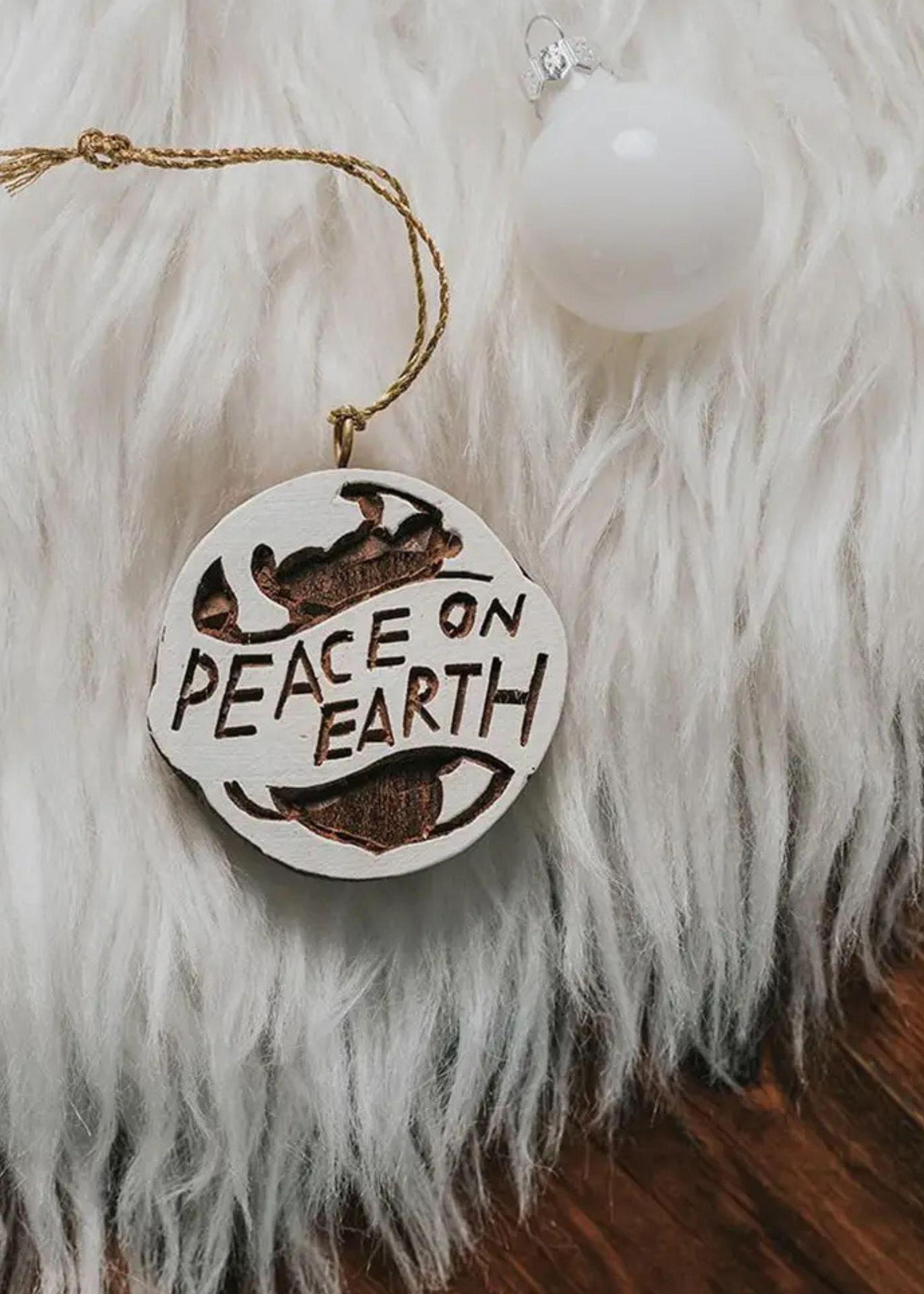 Peace on Earth Ornament