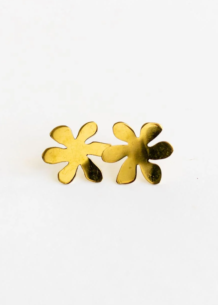 Flower Statement Studs