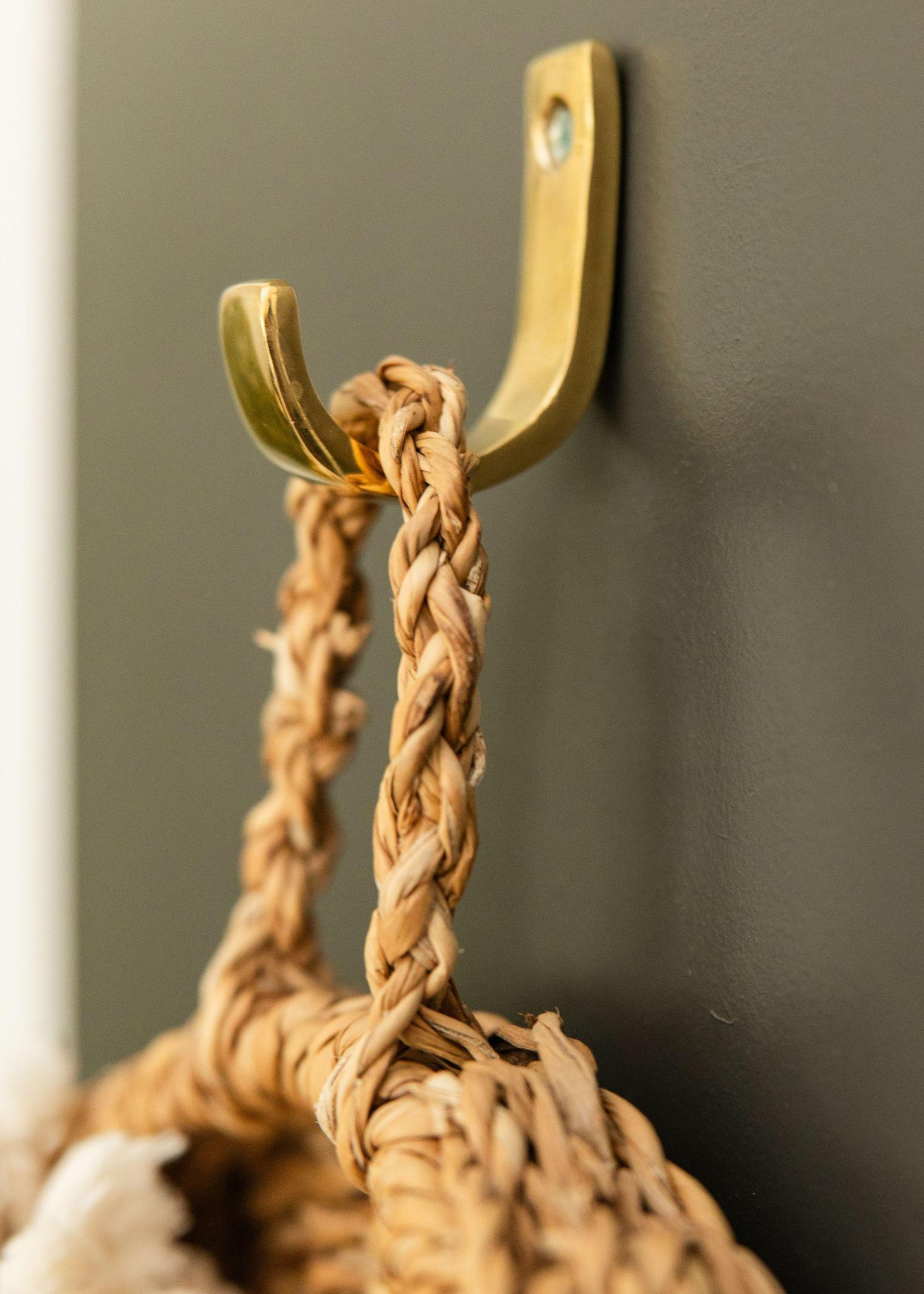 Brass Hooks | Set of 2 + Kantha Triangle Bunting