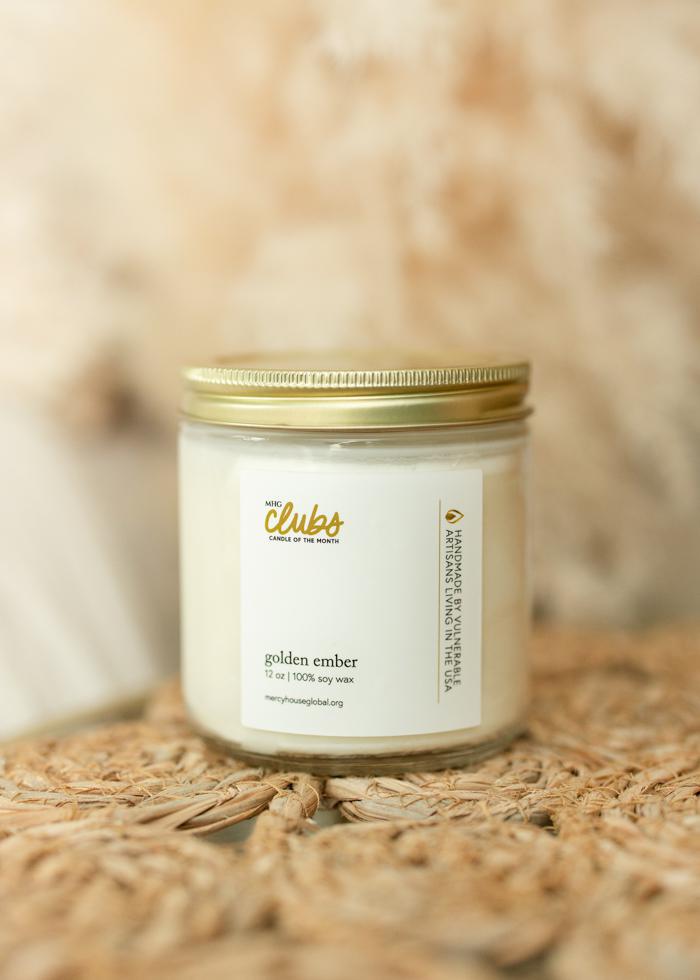 Golden Ember 12 oz Candle - Mercy House Global