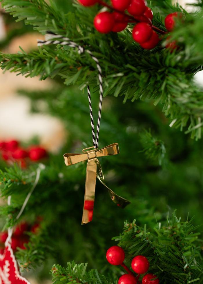 Handcrafted Brass Bow Ornament - Mercy House Global