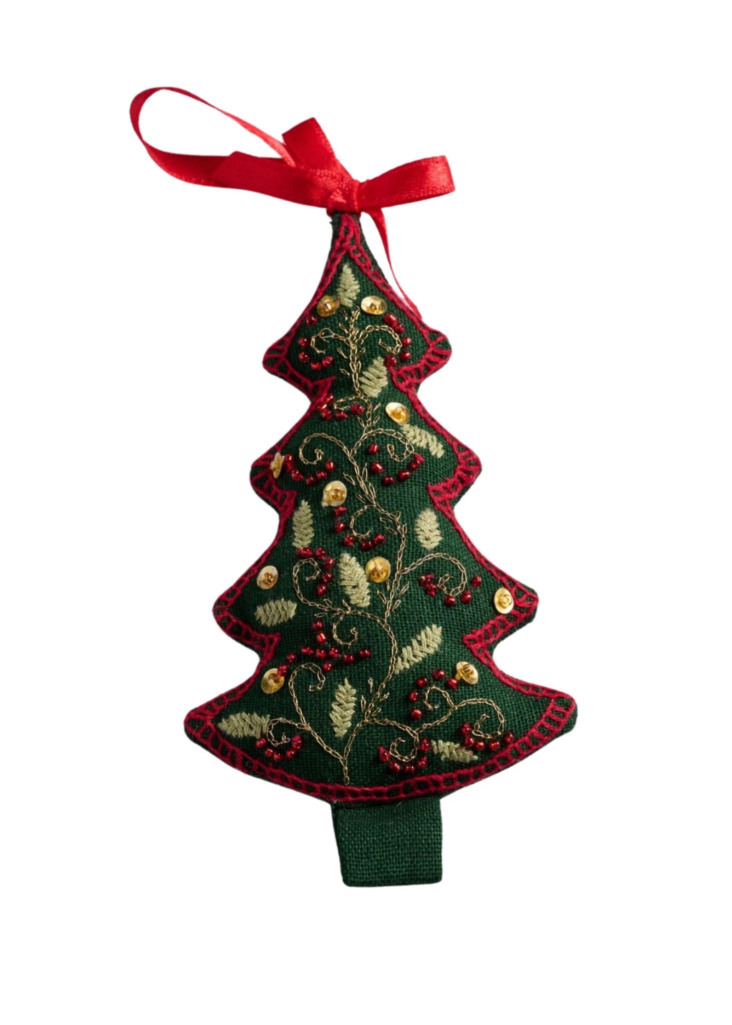 Adorned Christmas Tree Ornament