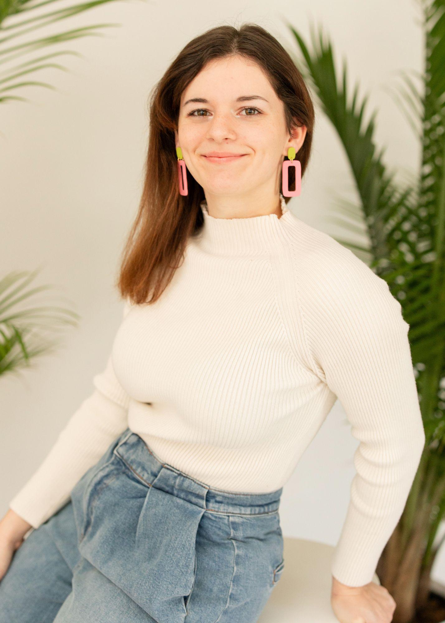 Strawberry Fizz Statement Earrings