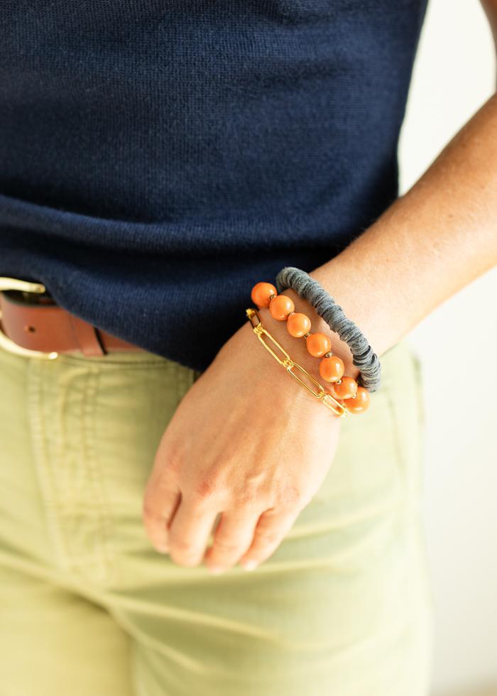 Golden Harvest Stack | Set of 3 Bracelets