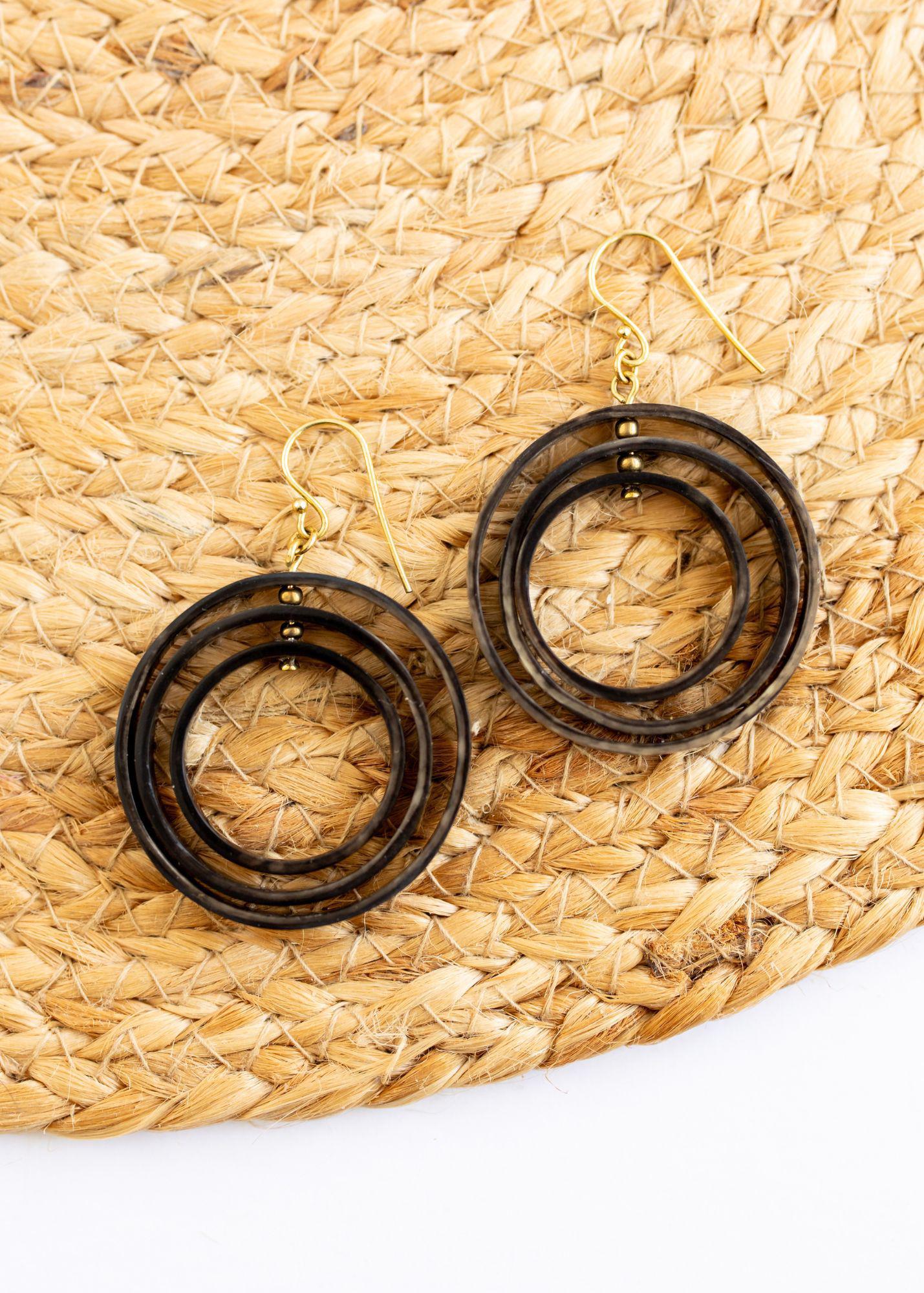 Brass + Horn 3-Circle Hoops