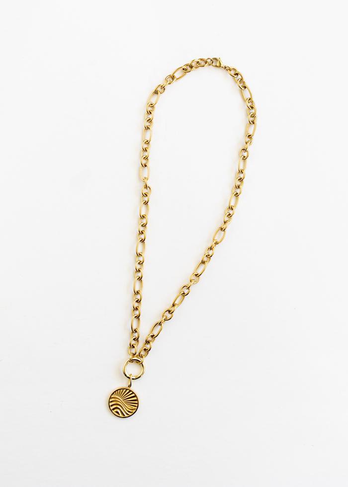 Chunky Gold Charm Necklace