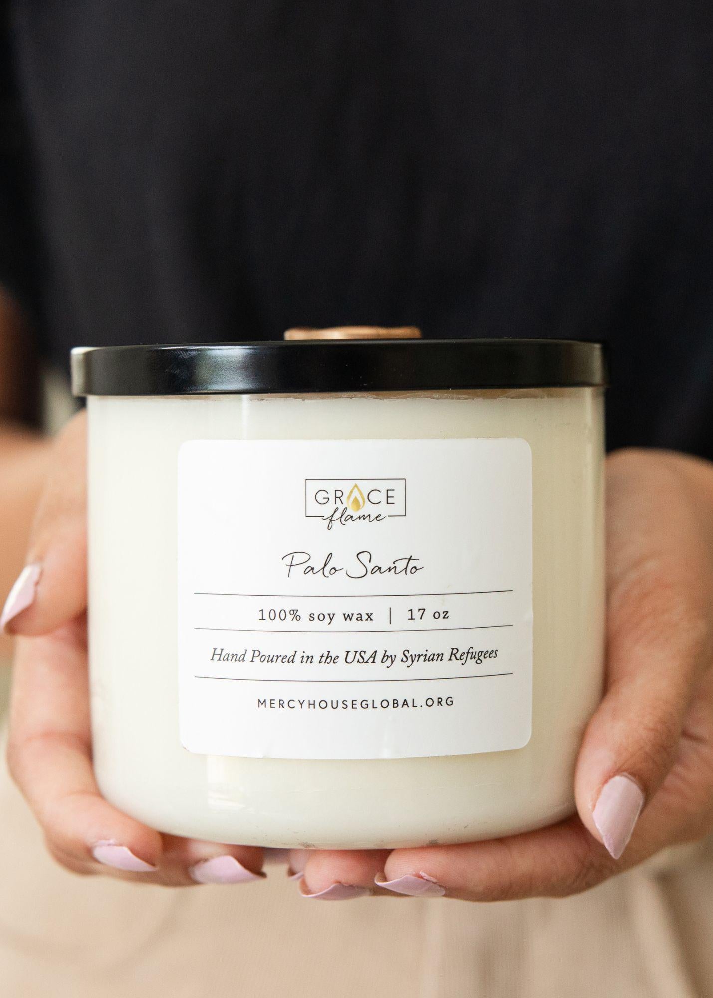 Palo Santo Candle | 17 oz. Grace Flame