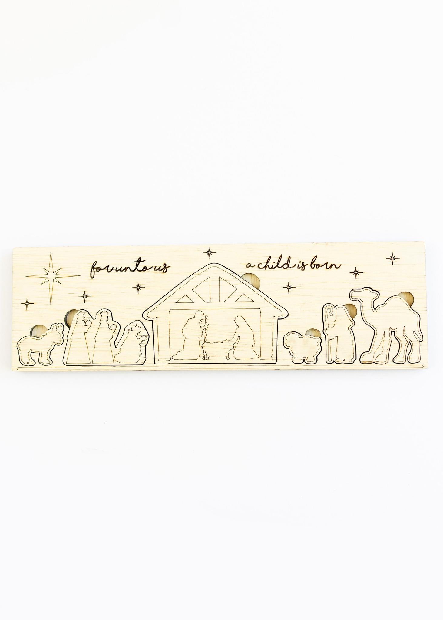 A Child is Born | Nativity Puzzle