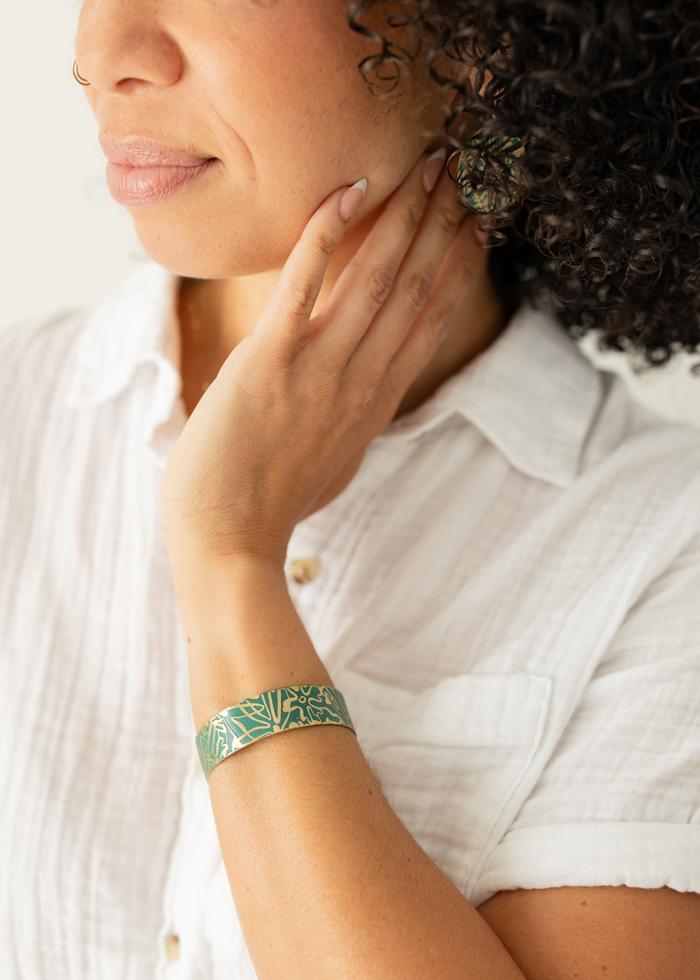 Transformative Teal Cuff - Mercy House Global