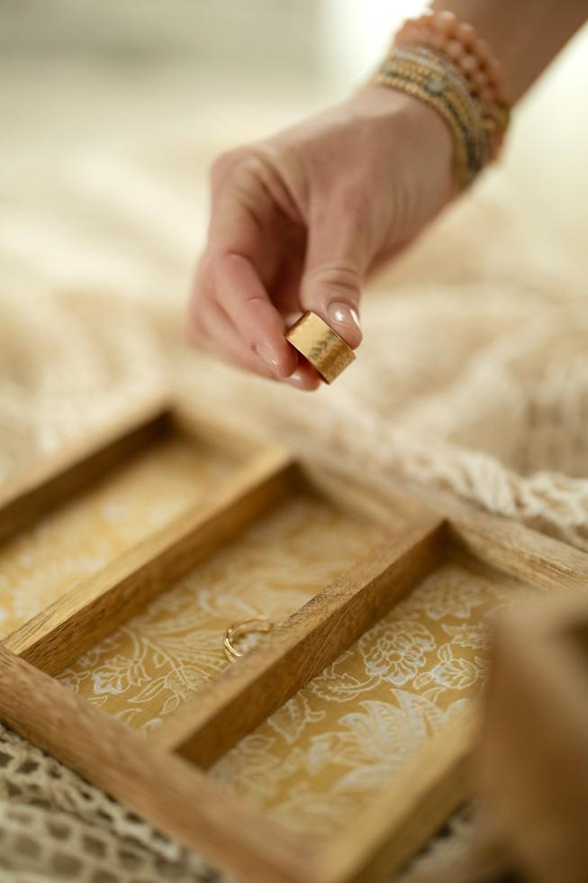 Hammered Brass Ring